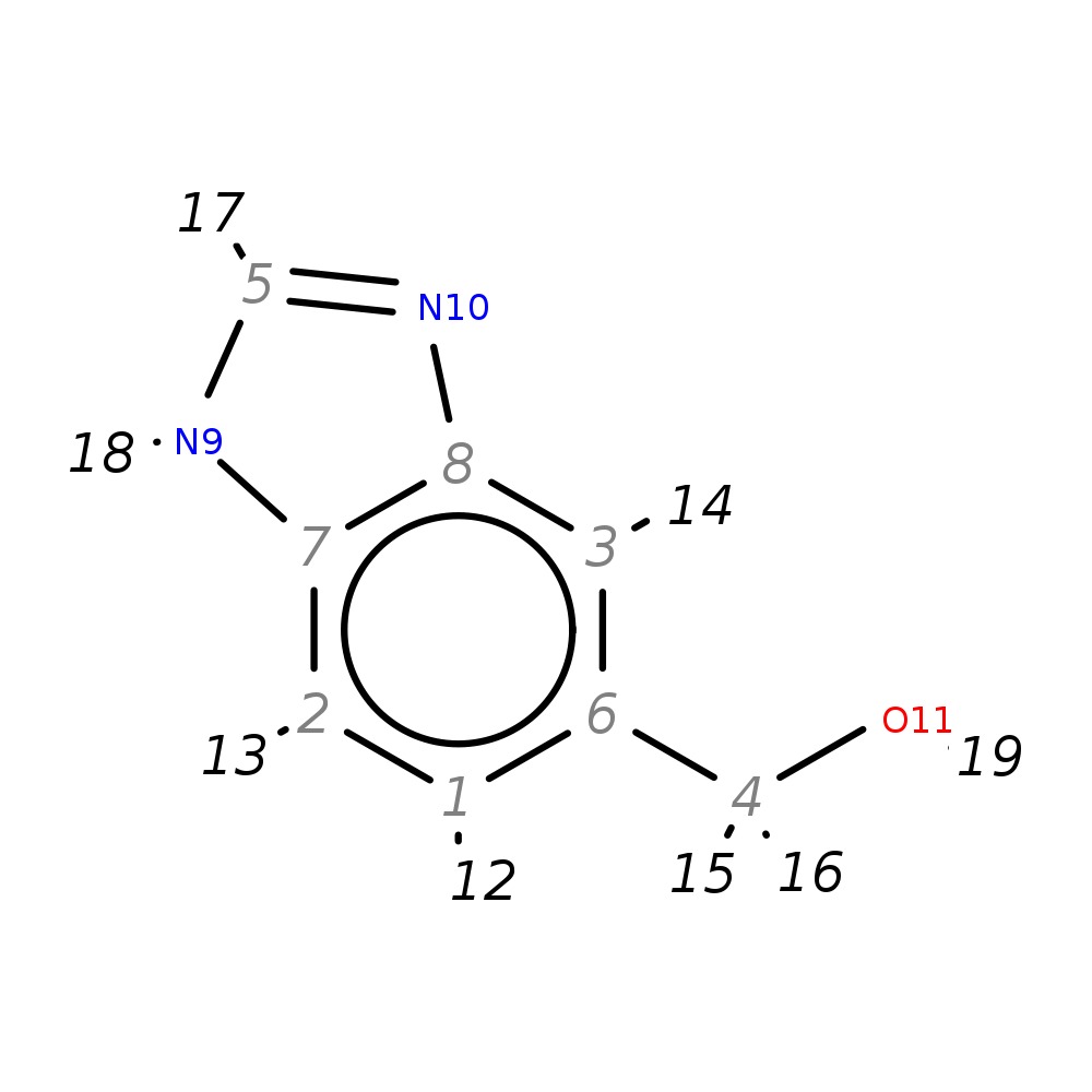 InChI=1S/C8H8N2O/c11-4-6-1-2-7-8(3-6)10-5-9-7/h1-3,5,11H,4H2,(H,9,10)