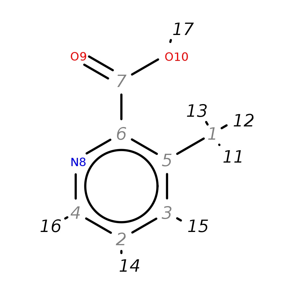 InChI=1S/C7H7NO2/c1-5-3-2-4-8-6(5)7(9)10/h2-4H,1H3,(H,9,10)