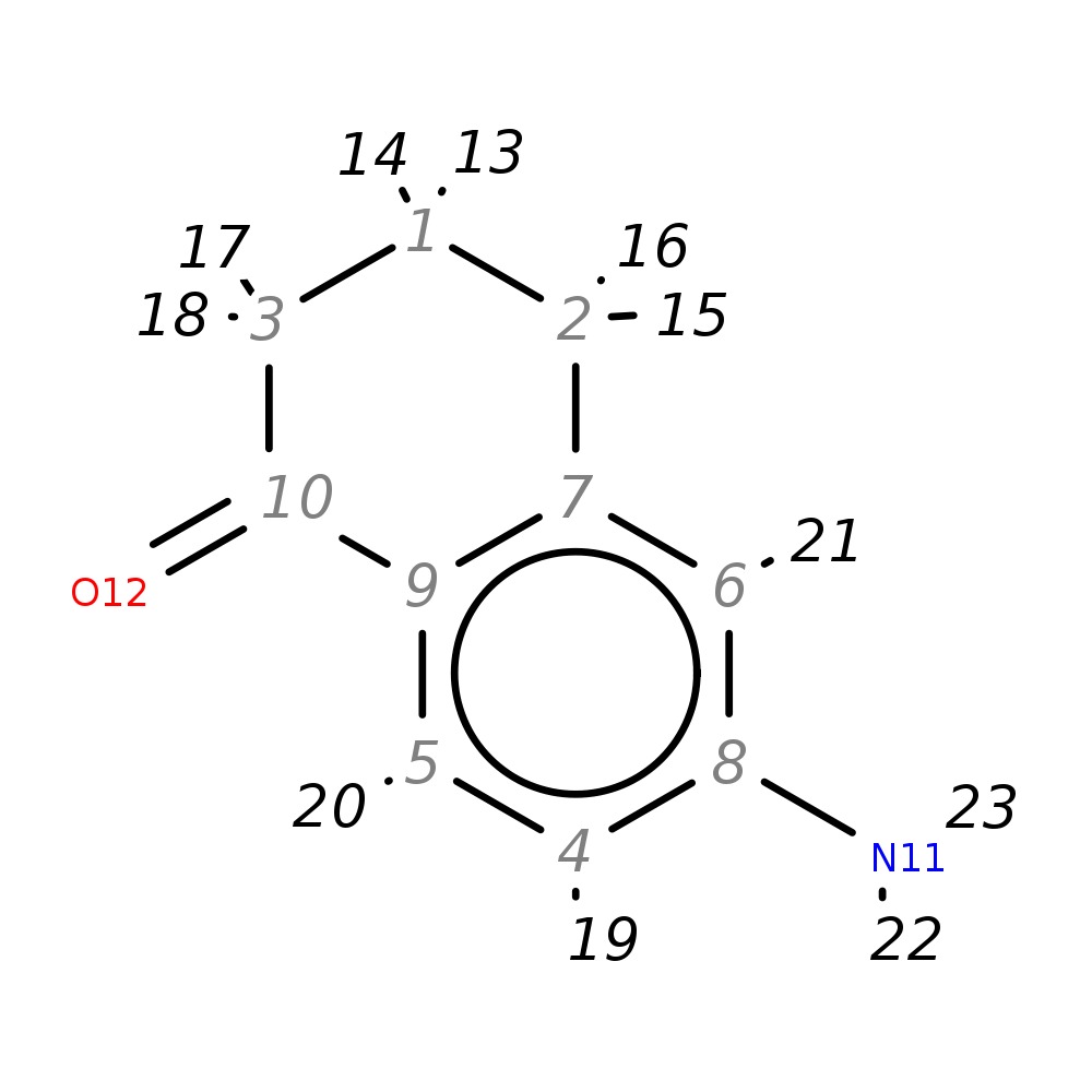 InChI=1S/C10H11NO/c11-8-4-5-9-7(6-8)2-1-3-10(9)12/h4-6H,1-3,11H2