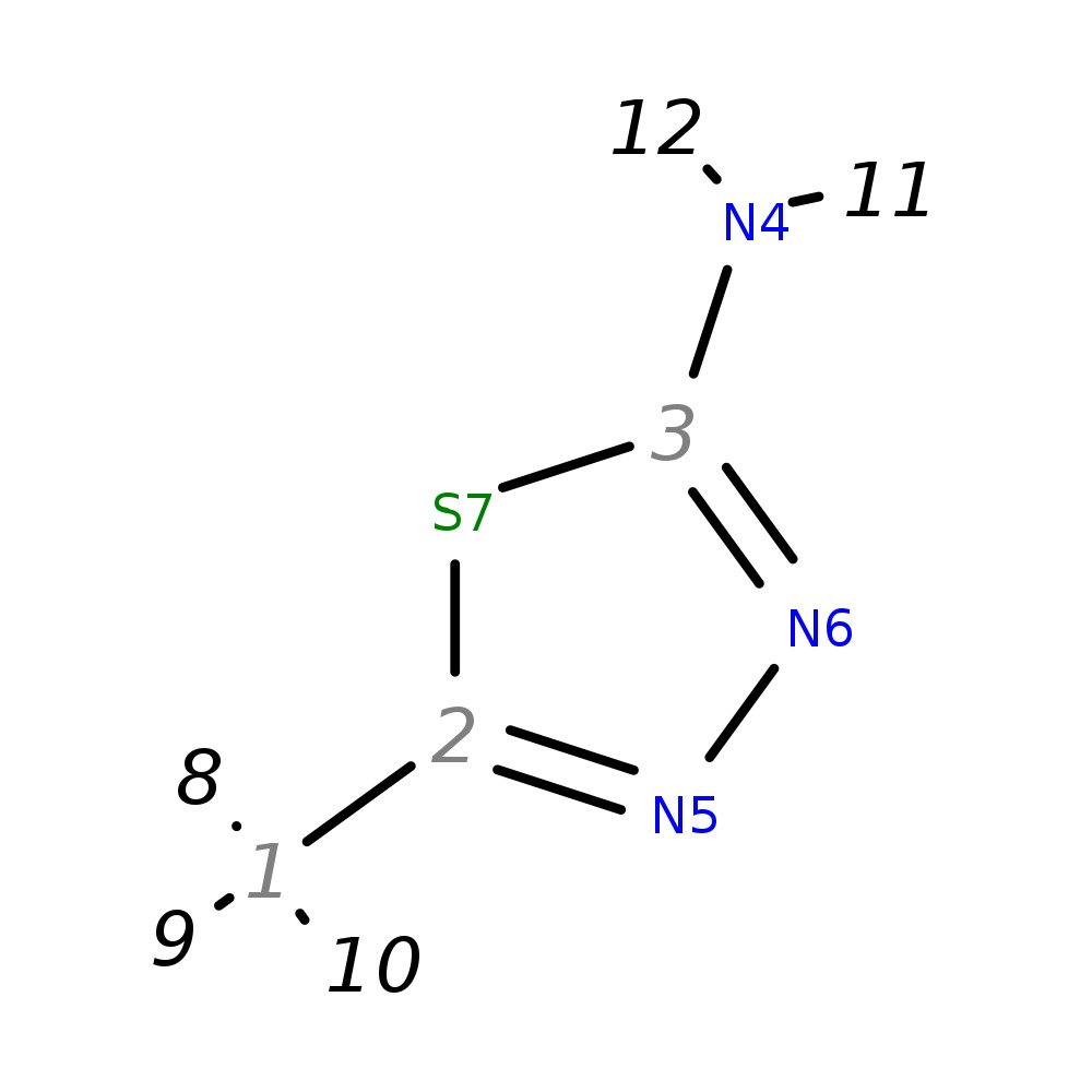 InChI=1S/C3H5N3S/c1-2-5-6-3(4)7-2/h1H3,(H2,4,6)