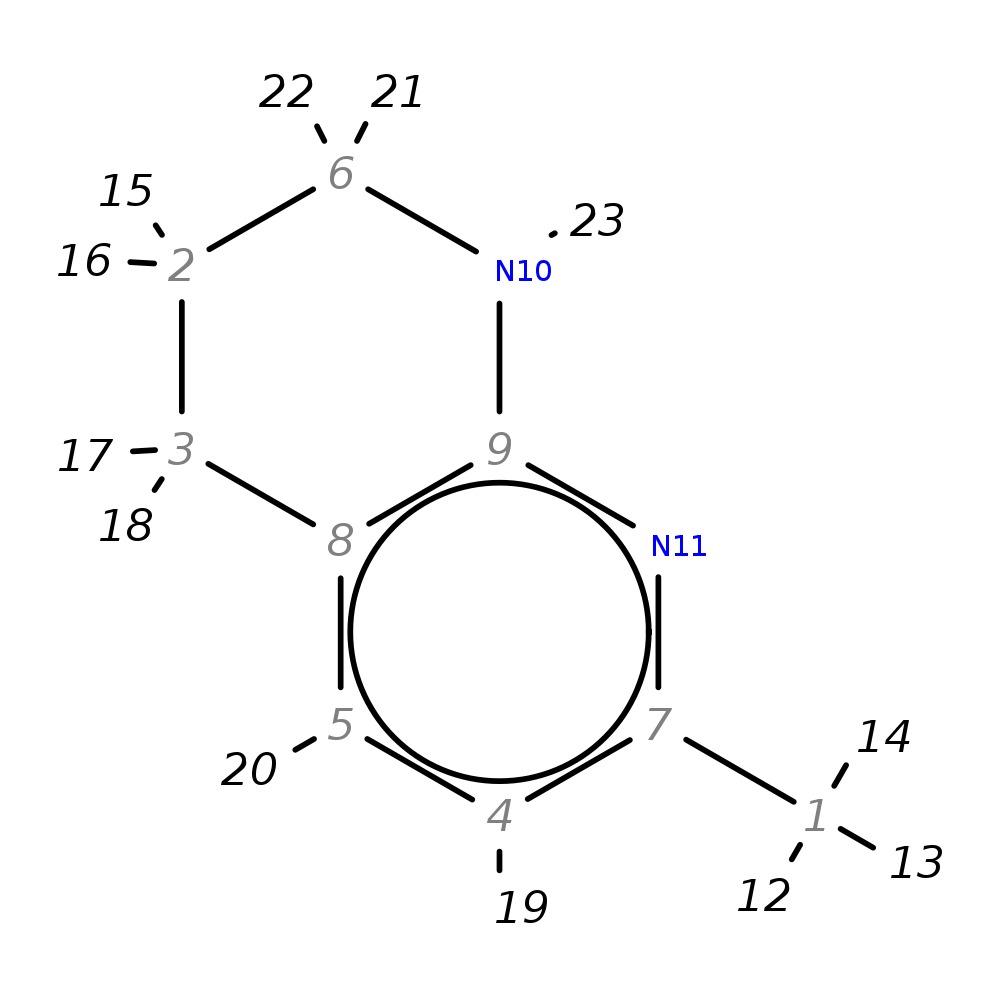 InChI=1S/C9H12N2/c1-7-4-5-8-3-2-6-10-9(8)11-7/h4-5H,2-3,6H2,1H3,(H,10,11)