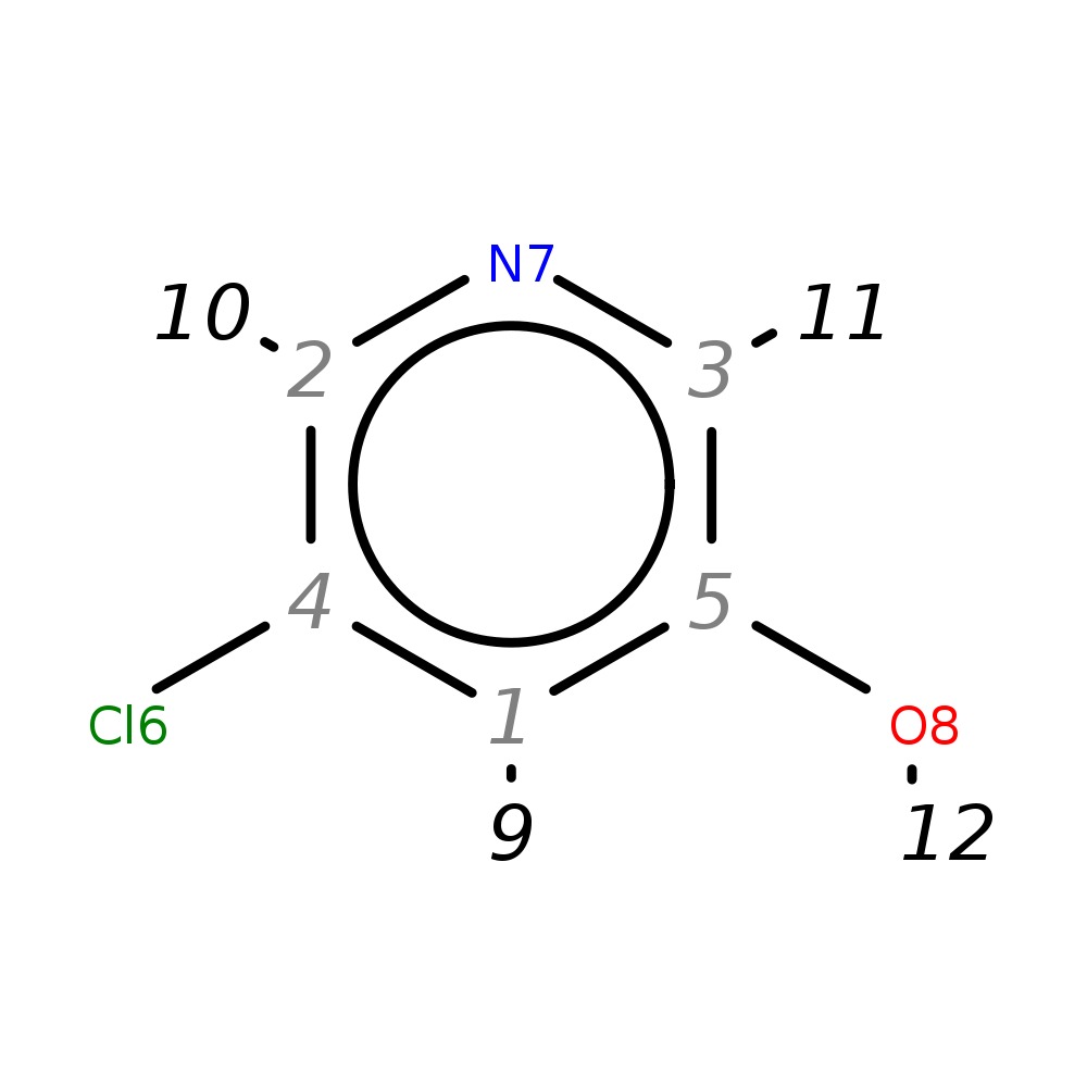 InChI=1S/C5H4ClNO/c6-4-1-5(8)3-7-2-4/h1-3,8H