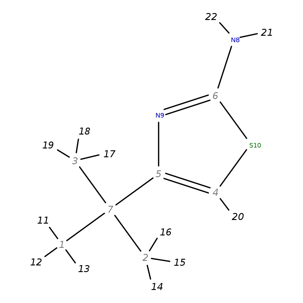 InChI=1S/C7H12N2S/c1-7(2,3)5-4-10-6(8)9-5/h4H,1-3H3,(H2,8,9)
