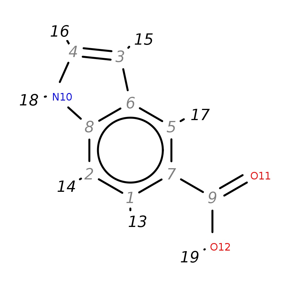 InChI=1S/C9H7NO2/c11-9(12)7-1-2-8-6(5-7)3-4-10-8/h1-5,10H,(H,11,12)