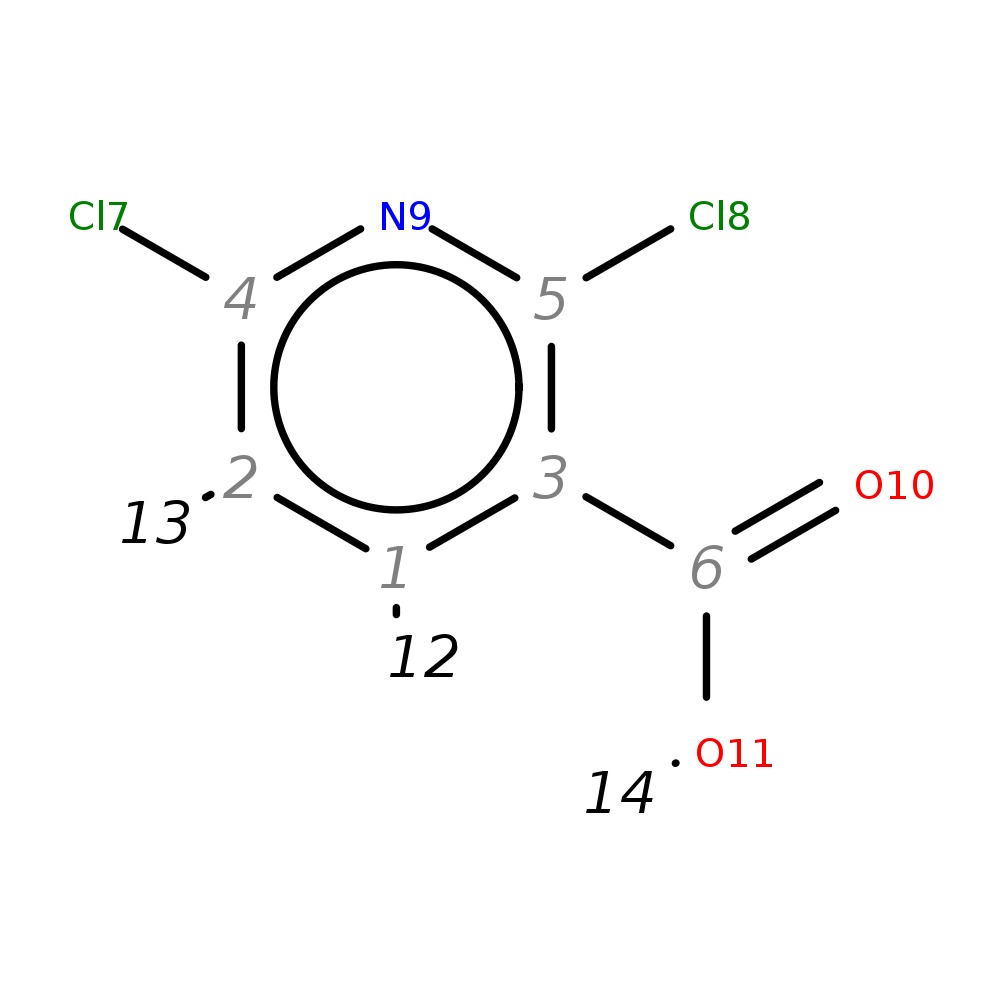 InChI=1S/C6H3Cl2NO2/c7-4-2-1-3(6(10)11)5(8)9-4/h1-2H,(H,10,11)