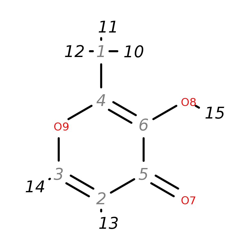 InChI=1S/C6H6O3/c1-4-6(8)5(7)2-3-9-4/h2-3,8H,1H3