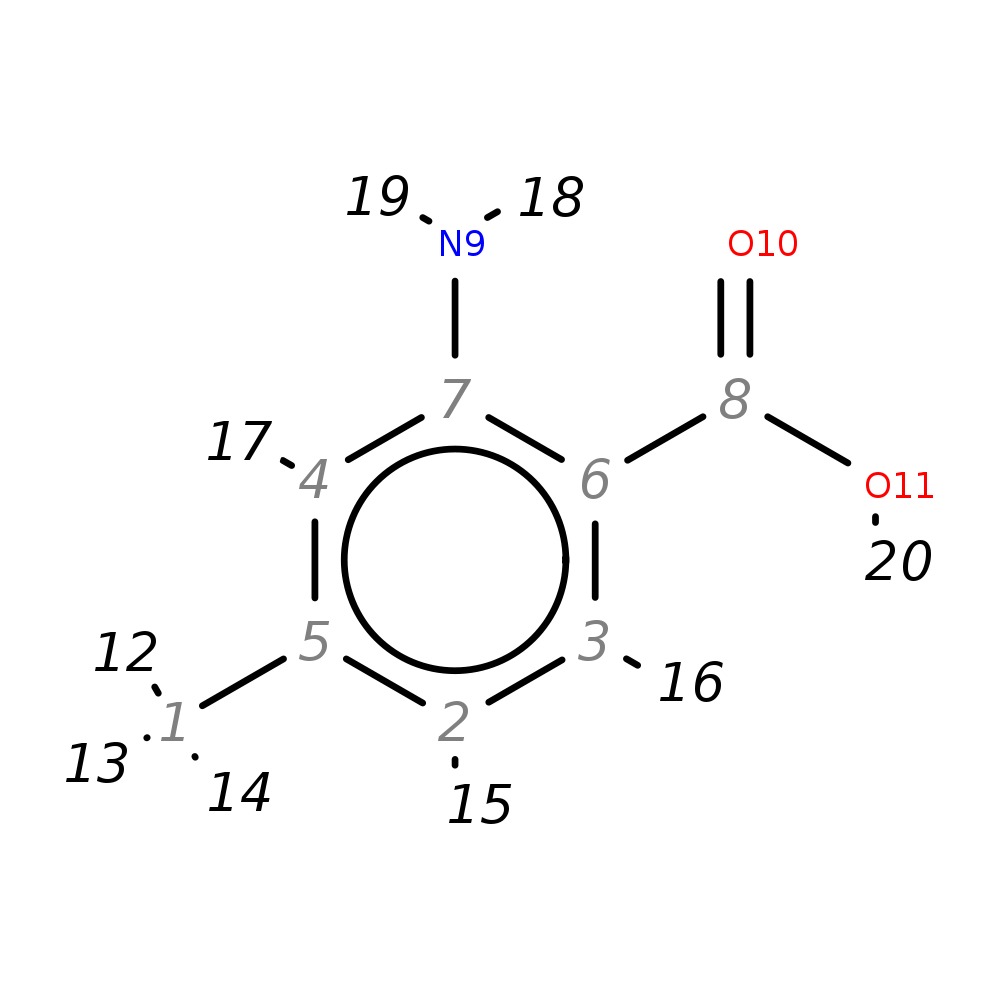 InChI=1S/C8H9NO2/c1-5-2-3-6(8(10)11)7(9)4-5/h2-4H,9H2,1H3,(H,10,11)