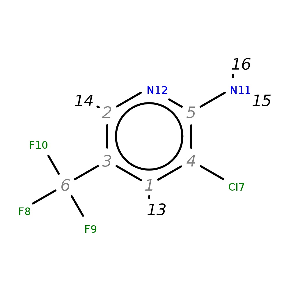 InChI=1S/C6H4ClF3N2/c7-4-1-3(6(8,9)10)2-12-5(4)11/h1-2H,(H2,11,12)