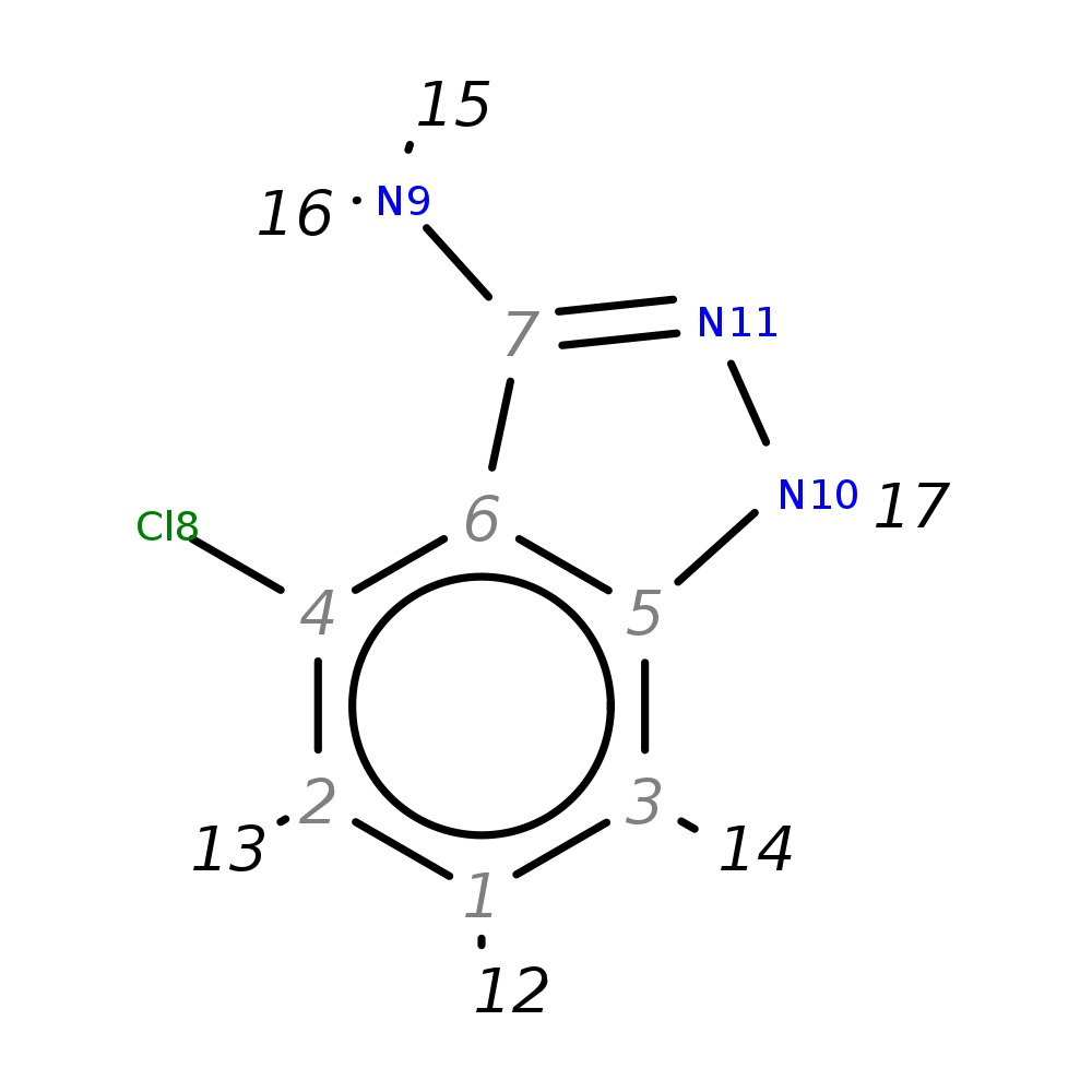 InChI=1S/C7H6ClN3/c8-4-2-1-3-5-6(4)7(9)11-10-5/h1-3H,(H3,9,10,11)