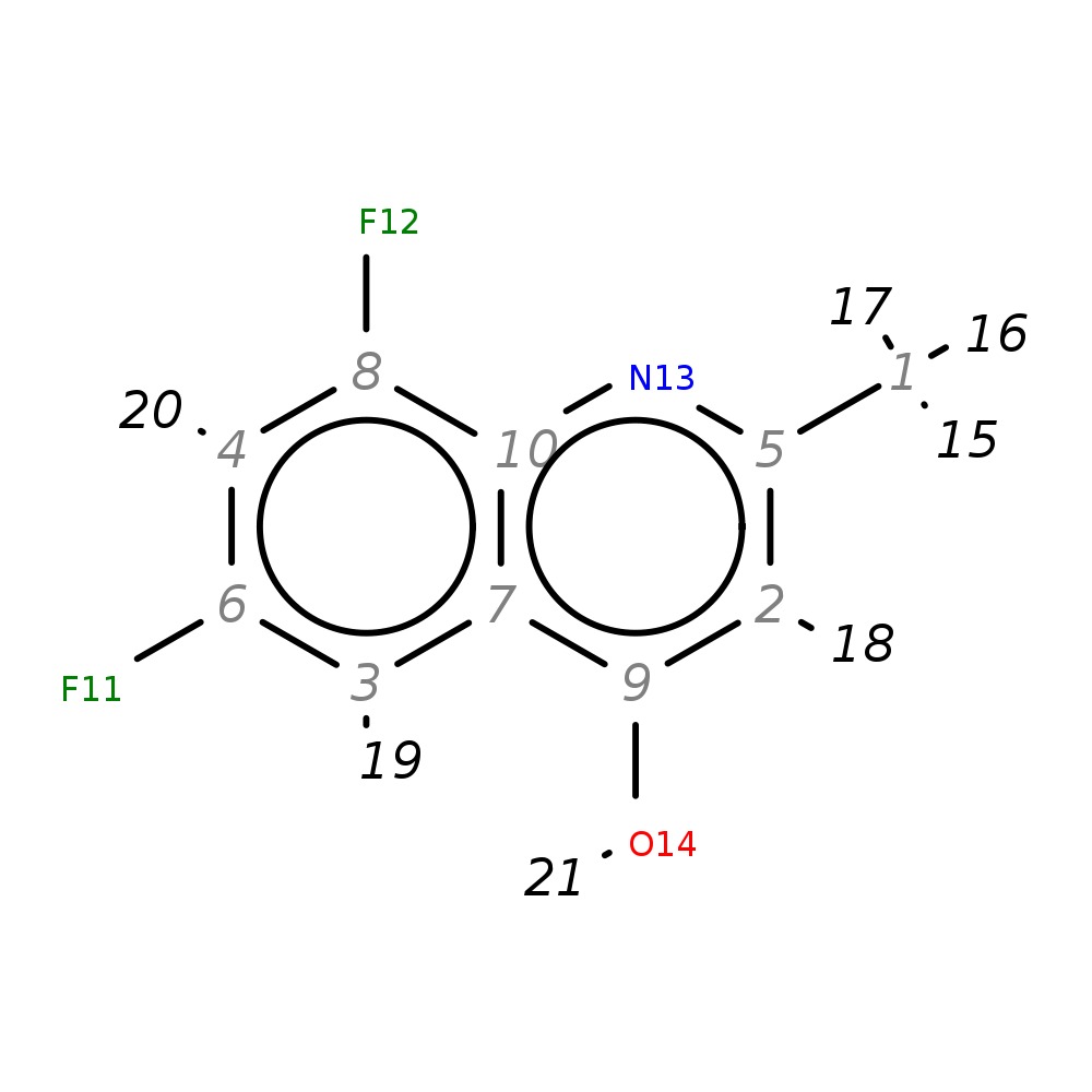 InChI=1S/C10H7F2NO/c1-5-2-9(14)7-3-6(11)4-8(12)10(7)13-5/h2-4H,1H3,(H,13,14)