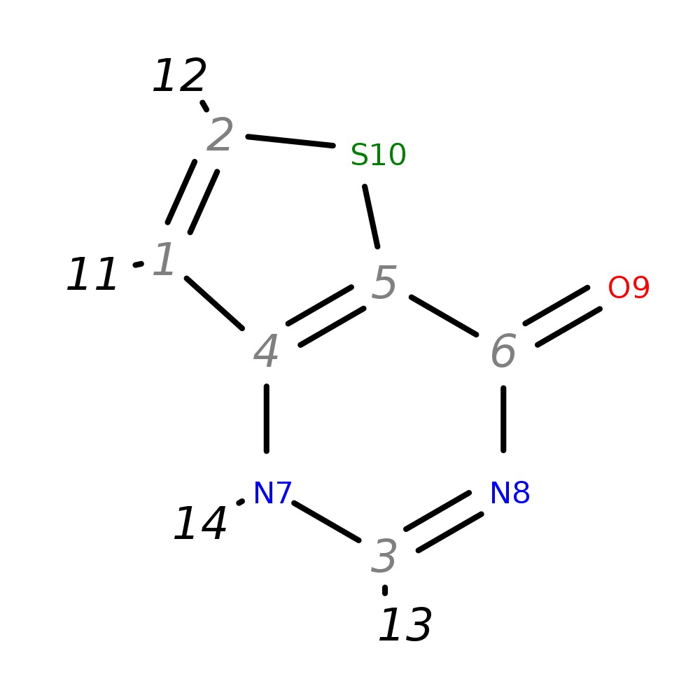 InChI=1S/C6H4N2OS/c9-6-5-4(1-2-10-5)7-3-8-6/h1-3H,(H,7,8,9)