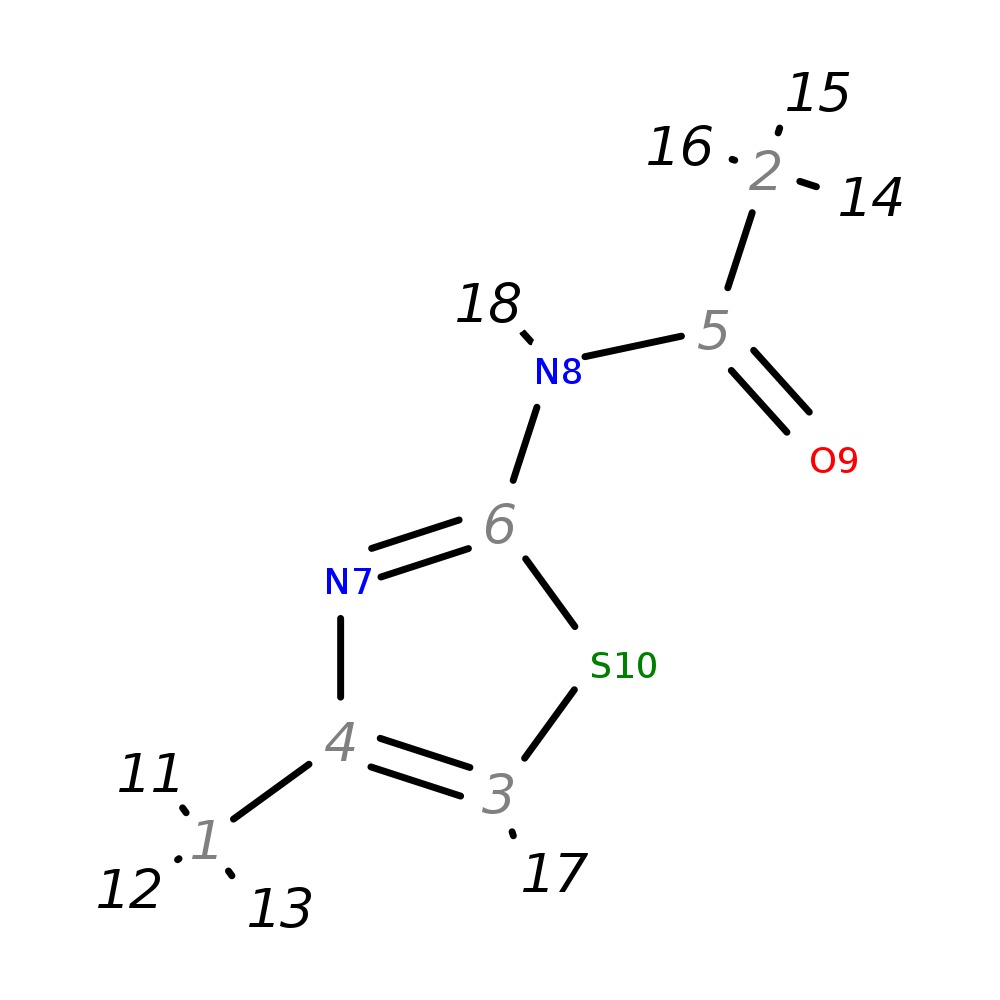 InChI=1S/C6H8N2OS/c1-4-3-10-6(7-4)8-5(2)9/h3H,1-2H3,(H,7,8,9)