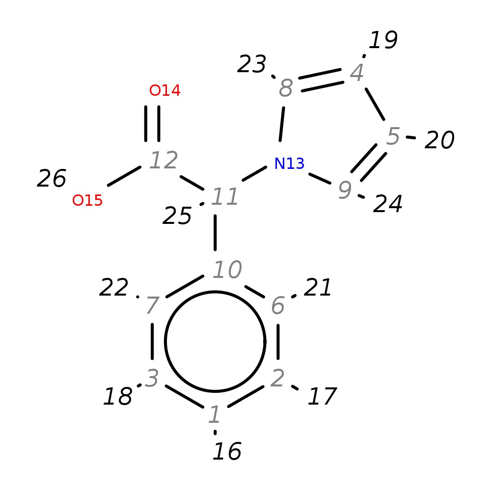 InChI=1S/C12H11NO2/c14-12(15)11(13-8-4-5-9-13)10-6-2-1-3-7-10/h1-9,11H,(H,14,15)/t11-/m0/s1