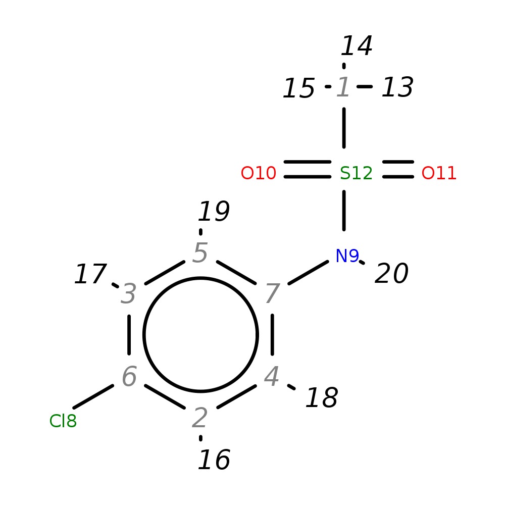 InChI=1S/C7H8ClNO2S/c1-12(10,11)9-7-4-2-6(8)3-5-7/h2-5,9H,1H3
