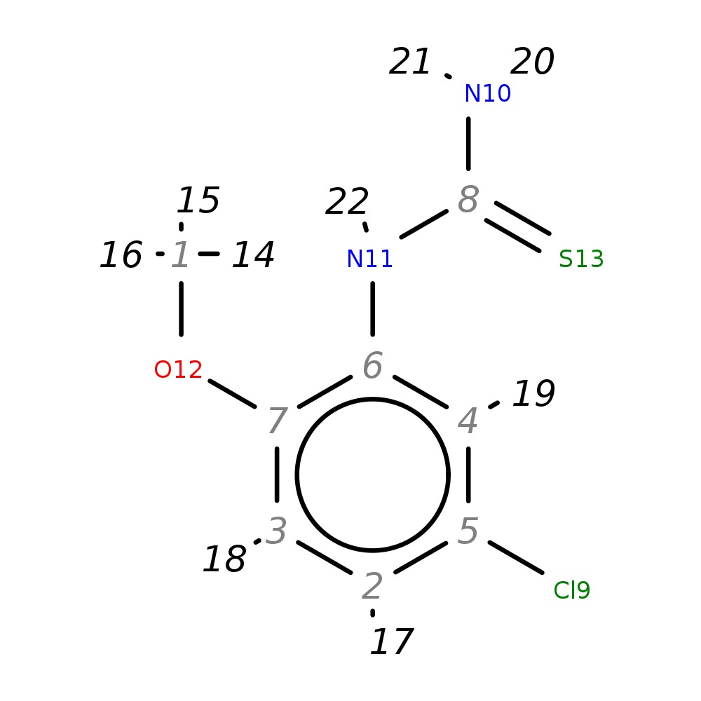 InChI=1S/C8H9ClN2OS/c1-12-7-3-2-5(9)4-6(7)11-8(10)13/h2-4H,1H3,(H3,10,11,13)