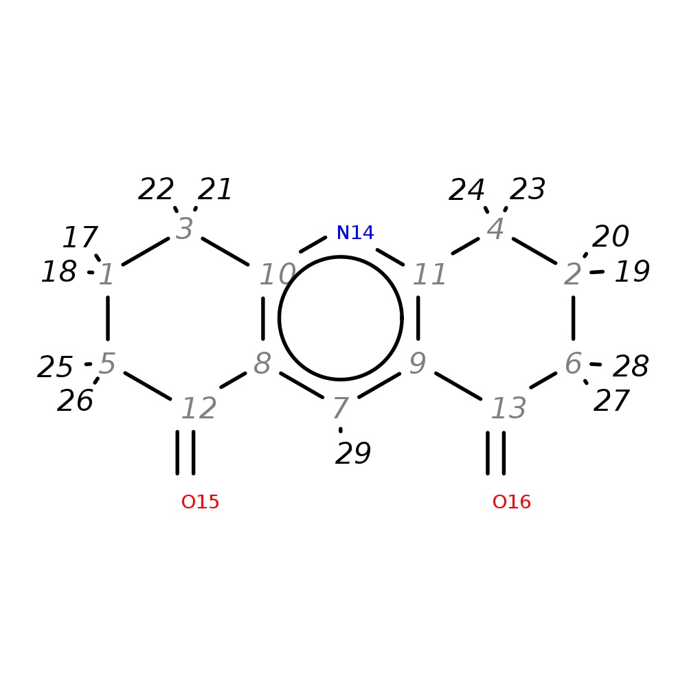 InChI=1S/C13H13NO2/c15-12-5-1-3-10-8(12)7-9-11(14-10)4-2-6-13(9)16/h7H,1-6H2