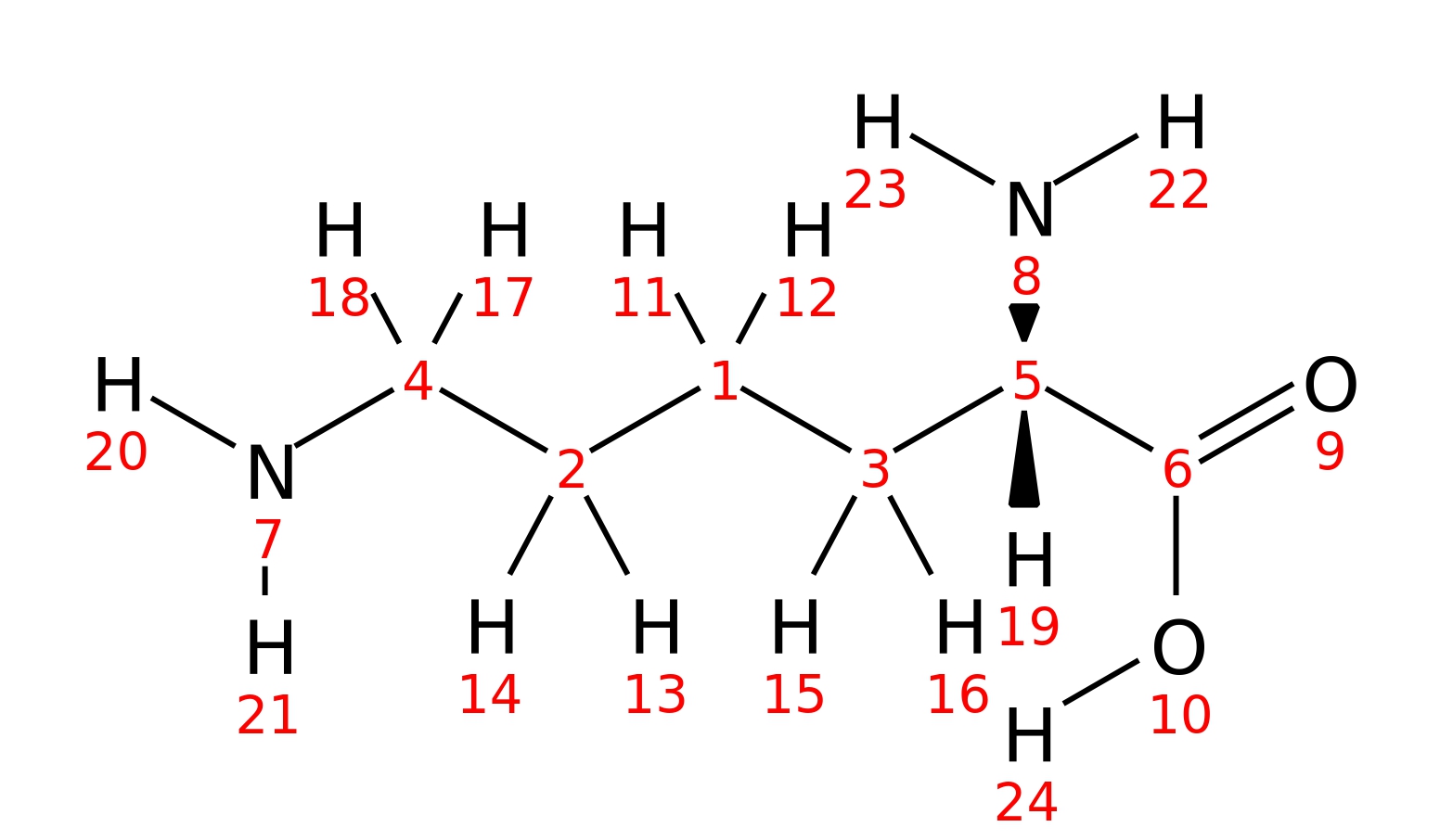 InChI=1S/C6H14N2O2/c7-4-2-1-3-5(8)6(9)10/h5H,1-4,7-8H2,(H,9,10)/t5-/m0/s1