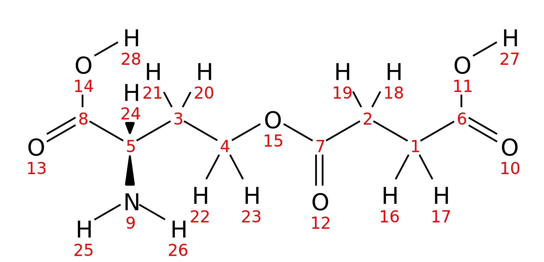 InChI=1S/C8H13NO6/c9-5(8(13)14)3-4-15-7(12)2-1-6(10)11/h5H,1-4,9H2,(H,10,11)(H,13,14)/t5-/m0/s1
