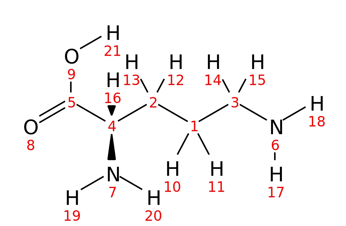 InChI=1S/C5H12N2O2/c6-3-1-2-4(7)5(8)9/h4H,1-3,6-7H2,(H,8,9)/t4-/m0/s1