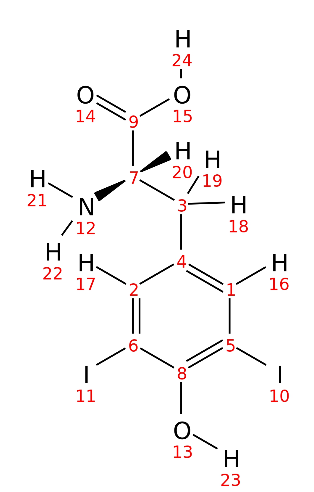 InChI=1S/C9H9I2NO3/c10-5-1-4(2-6(11)8(5)13)3-7(12)9(14)15/h1-2,7,13H,3,12H2,(H,14,15)/t7-/m0/s1
