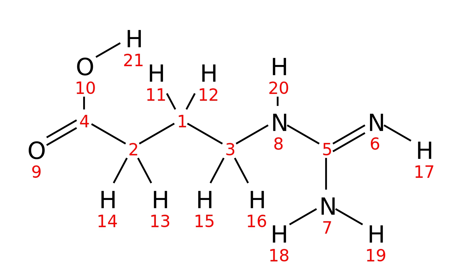 InChI=1S/C5H11N3O2/c6-5(7)8-3-1-2-4(9)10/h1-3H2,(H,9,10)(H4,6,7,8)