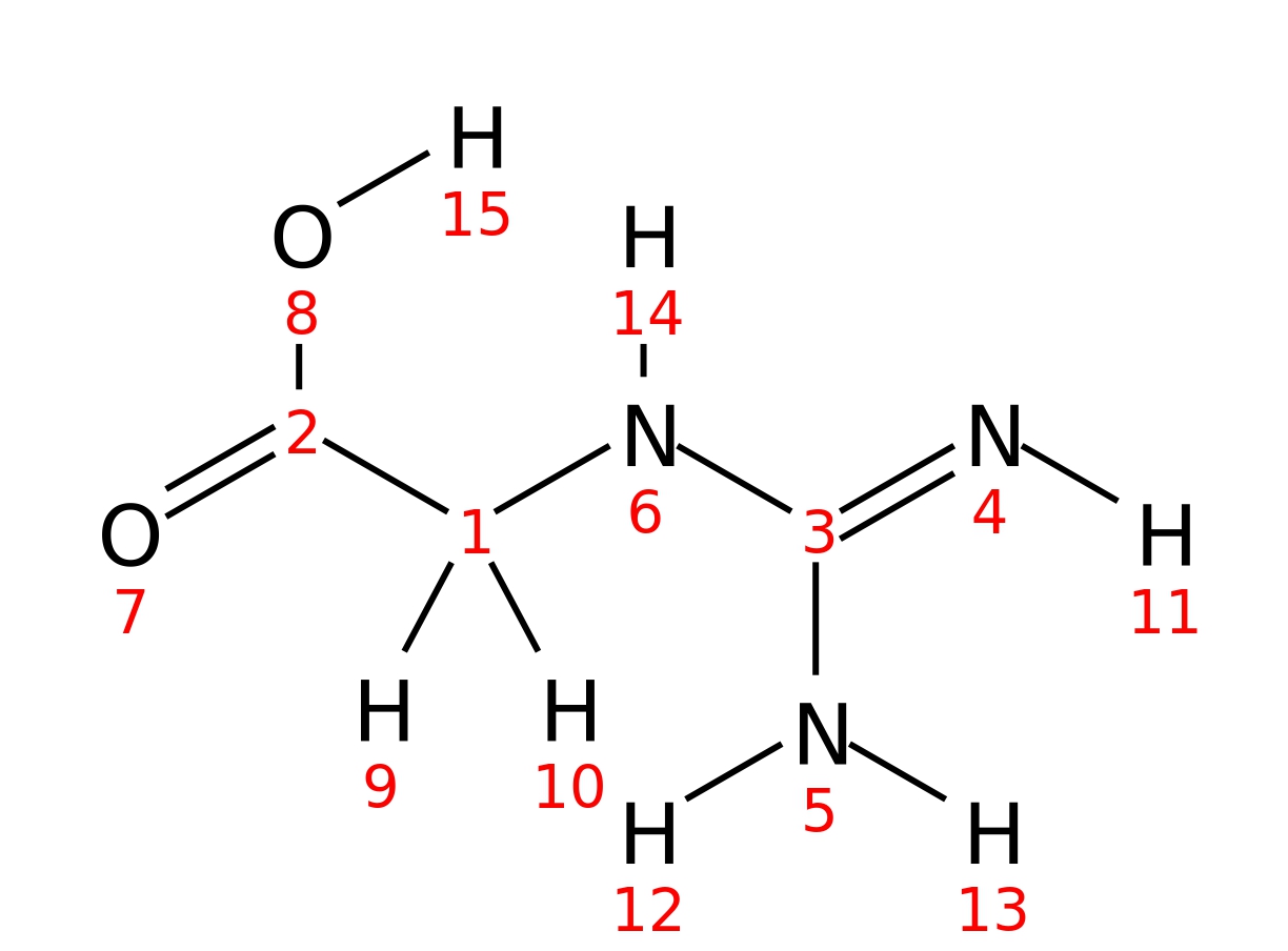 InChI=1S/C3H7N3O2/c4-3(5)6-1-2(7)8/h1H2,(H,7,8)(H4,4,5,6)