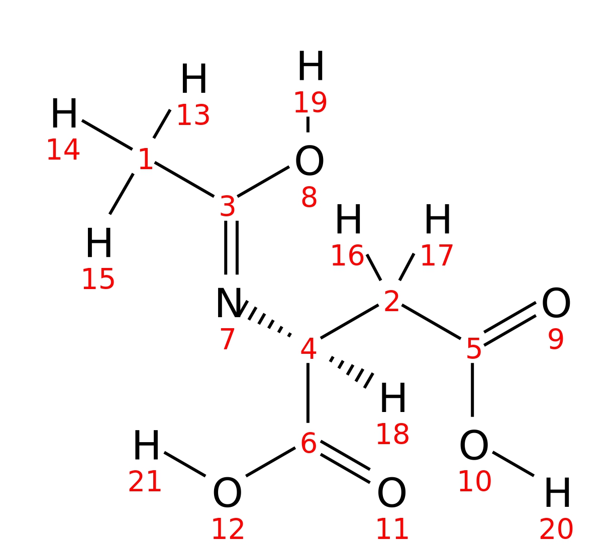 InChI=1S/C6H9NO5/c1-3(8)7-4(6(11)12)2-5(9)10/h4H,2H2,1H3,(H,7,8)(H,9,10)(H,11,12)/t4-/m0/s1
