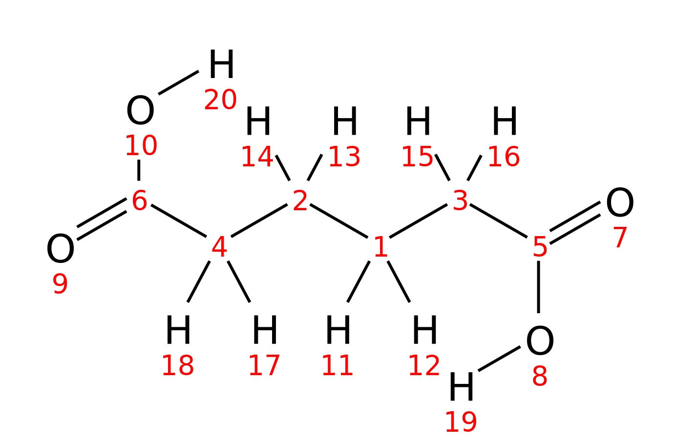 InChI=1S/C6H10O4/c7-5(8)3-1-2-4-6(9)10/h1-4H2,(H,7,8)(H,9,10)