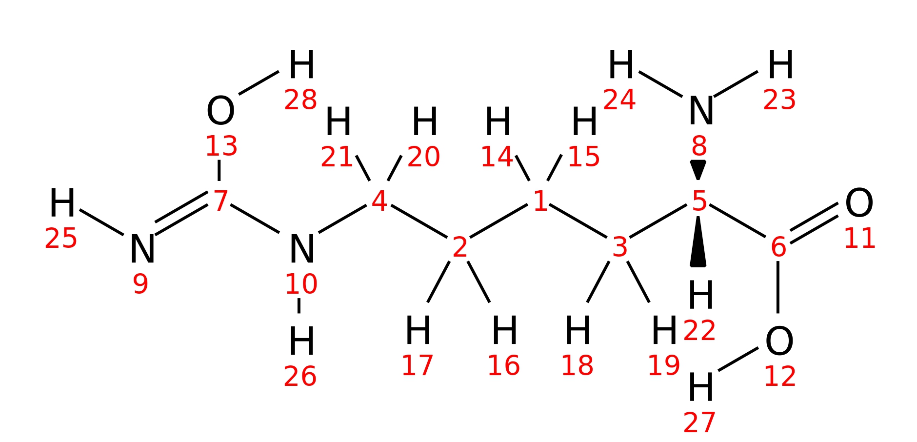 InChI=1S/C7H15N3O3/c8-5(6(11)12)3-1-2-4-10-7(9)13/h5H,1-4,8H2,(H,11,12)(H3,9,10,13)/t5-/m0/s1