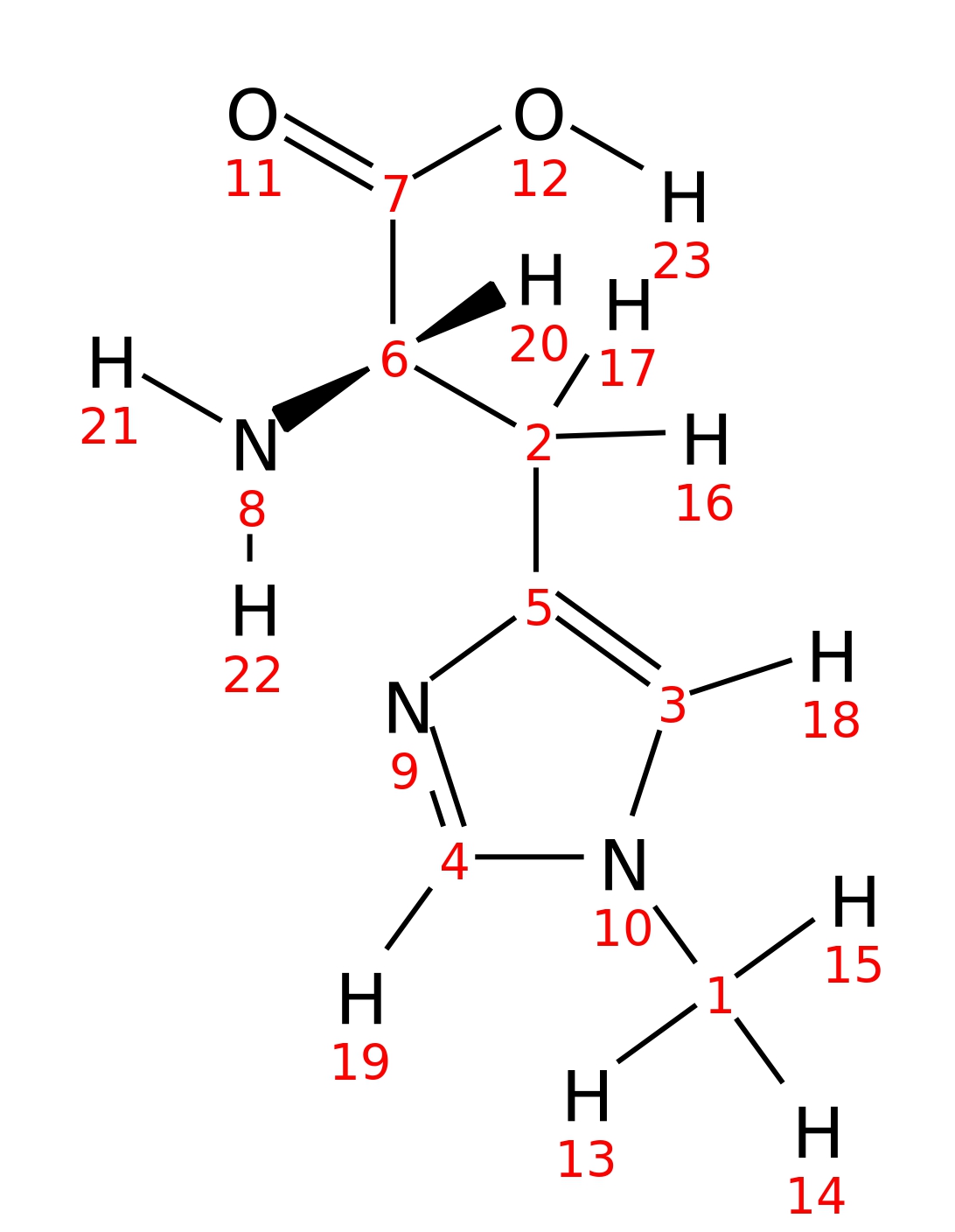 InChI=1S/C7H11N3O2/c1-10-3-5(9-4-10)2-6(8)7(11)12/h3-4,6H,2,8H2,1H3,(H,11,12)/t6-/m0/s1