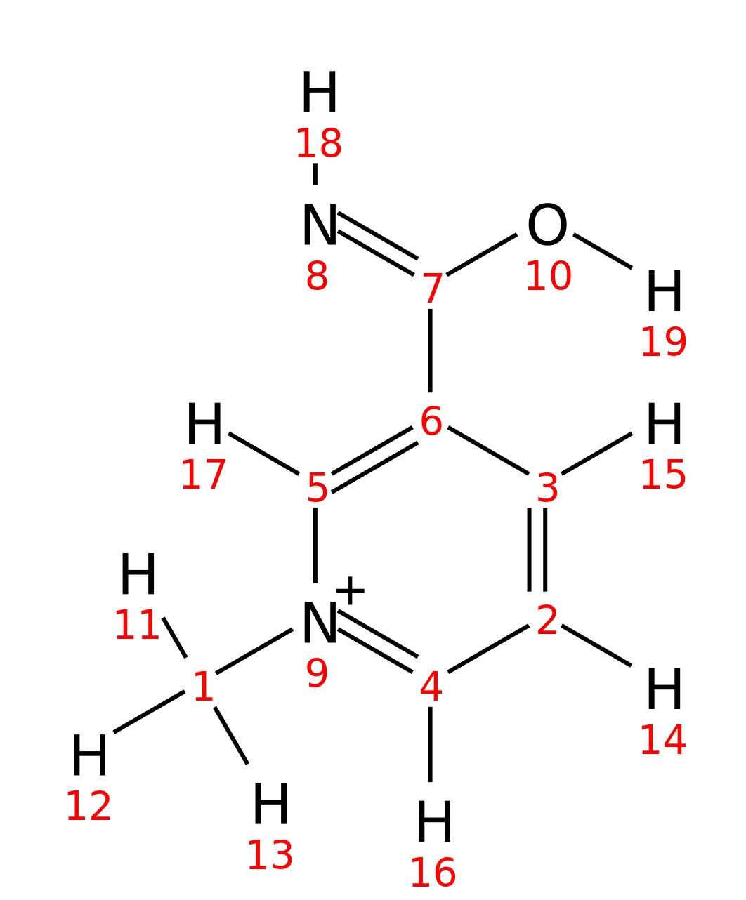 InChI=1S/C7H8N2O/c1-9-4-2-3-6(5-9)7(8)10/h2-5H,1H3,(H-,8,10)/p+1