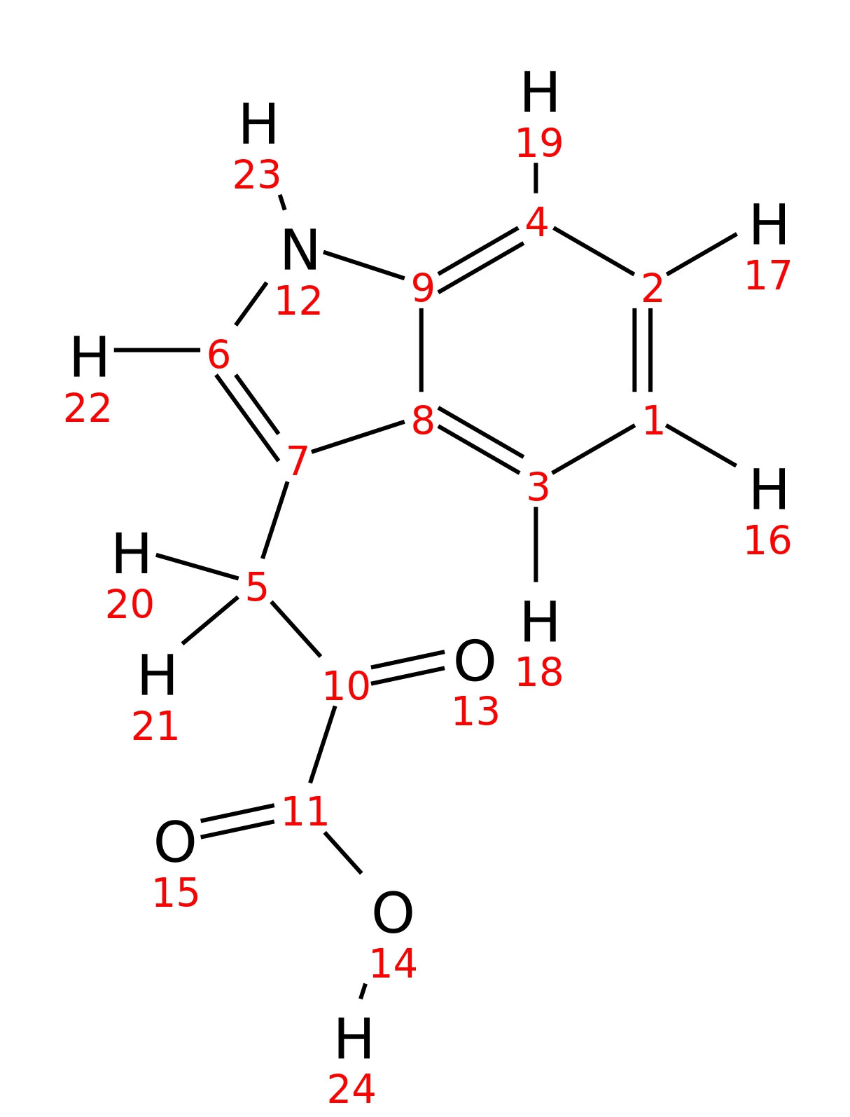 InChI=1S/C11H9NO3/c13-10(11(14)15)5-7-6-12-9-4-2-1-3-8(7)9/h1-4,6,12H,5H2,(H,14,15)