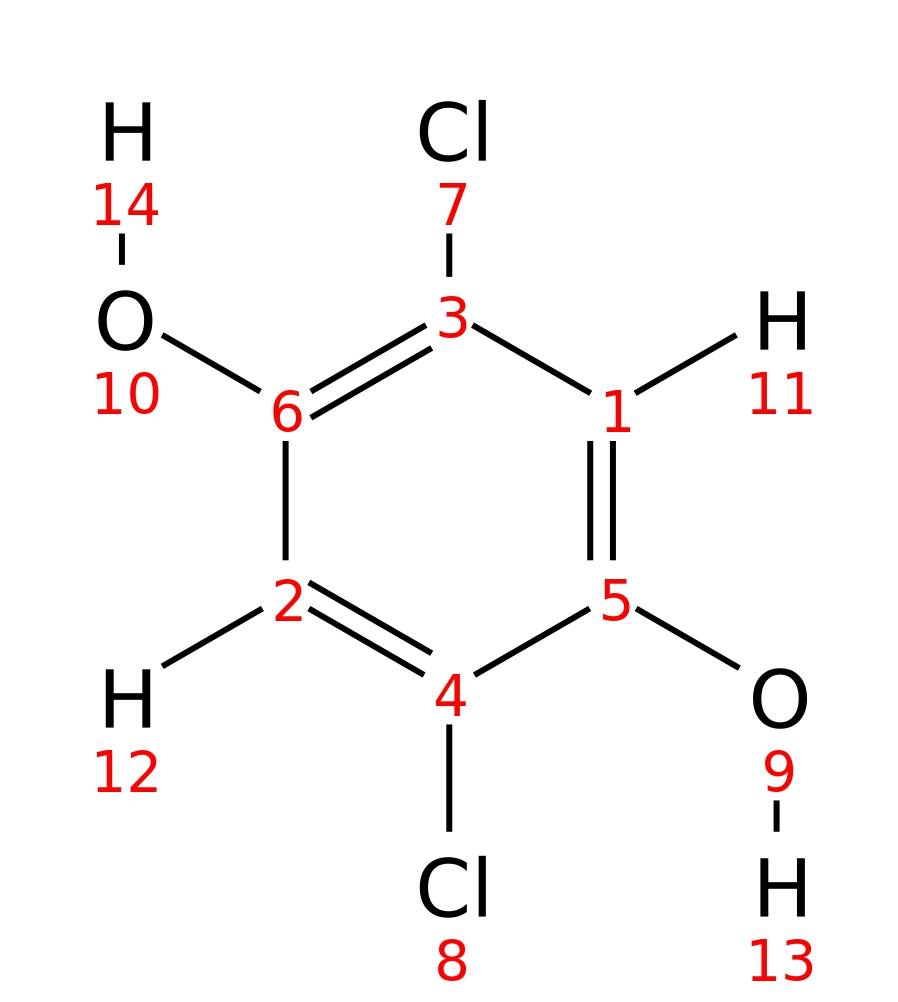 InChI=1S/C6H4Cl2O2/c7-3-1-5(9)4(8)2-6(3)10/h1-2,9-10H