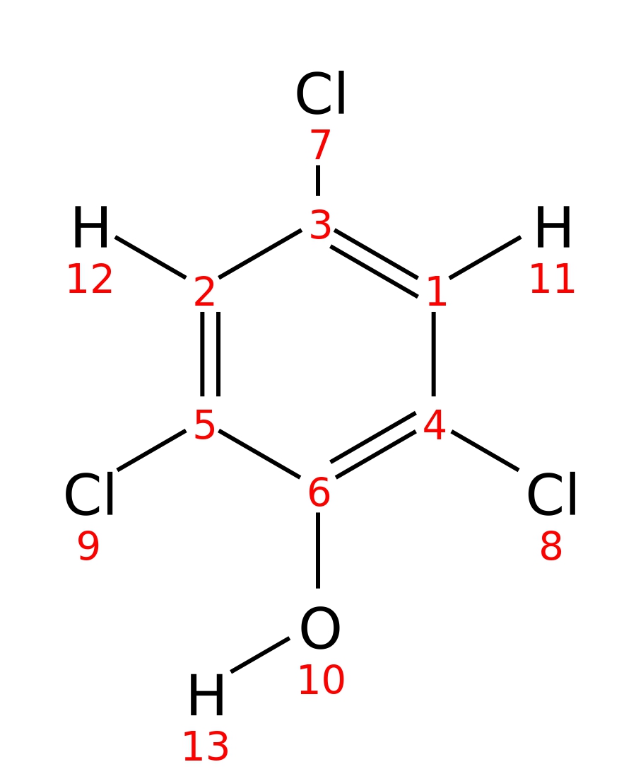 InChI=1S/C6H3Cl3O/c7-3-1-4(8)6(10)5(9)2-3/h1-2,10H