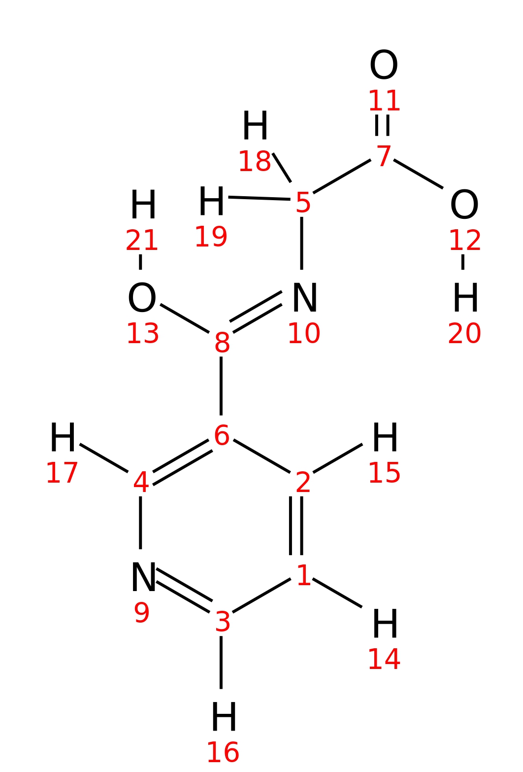 InChI=1S/C8H8N2O3/c11-7(12)5-10-8(13)6-2-1-3-9-4-6/h1-4H,5H2,(H,10,13)(H,11,12)