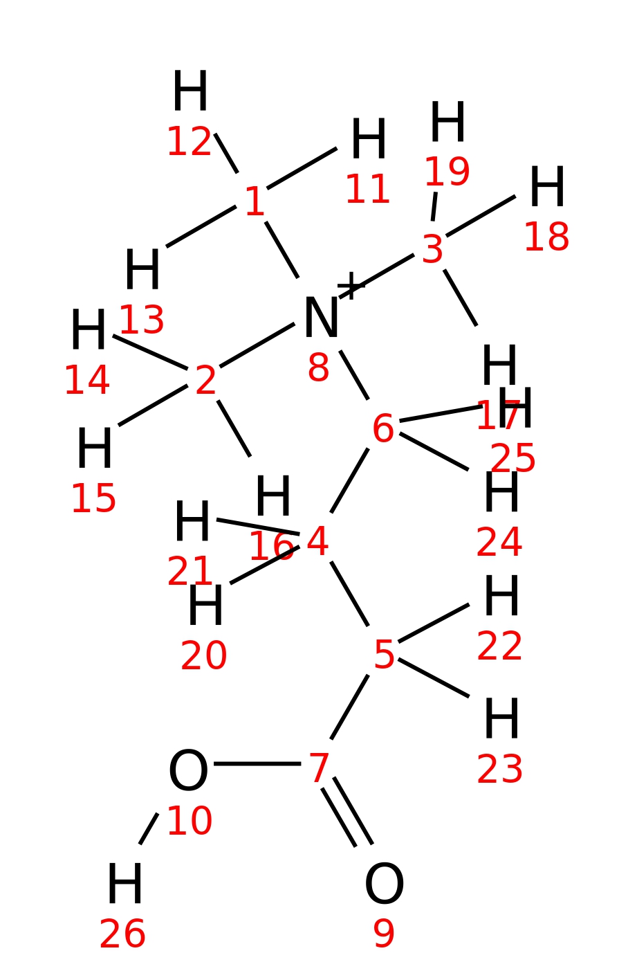 InChI=1S/C7H15NO2/c1-8(2,3)6-4-5-7(9)10/h4-6H2,1-3H3/p+1