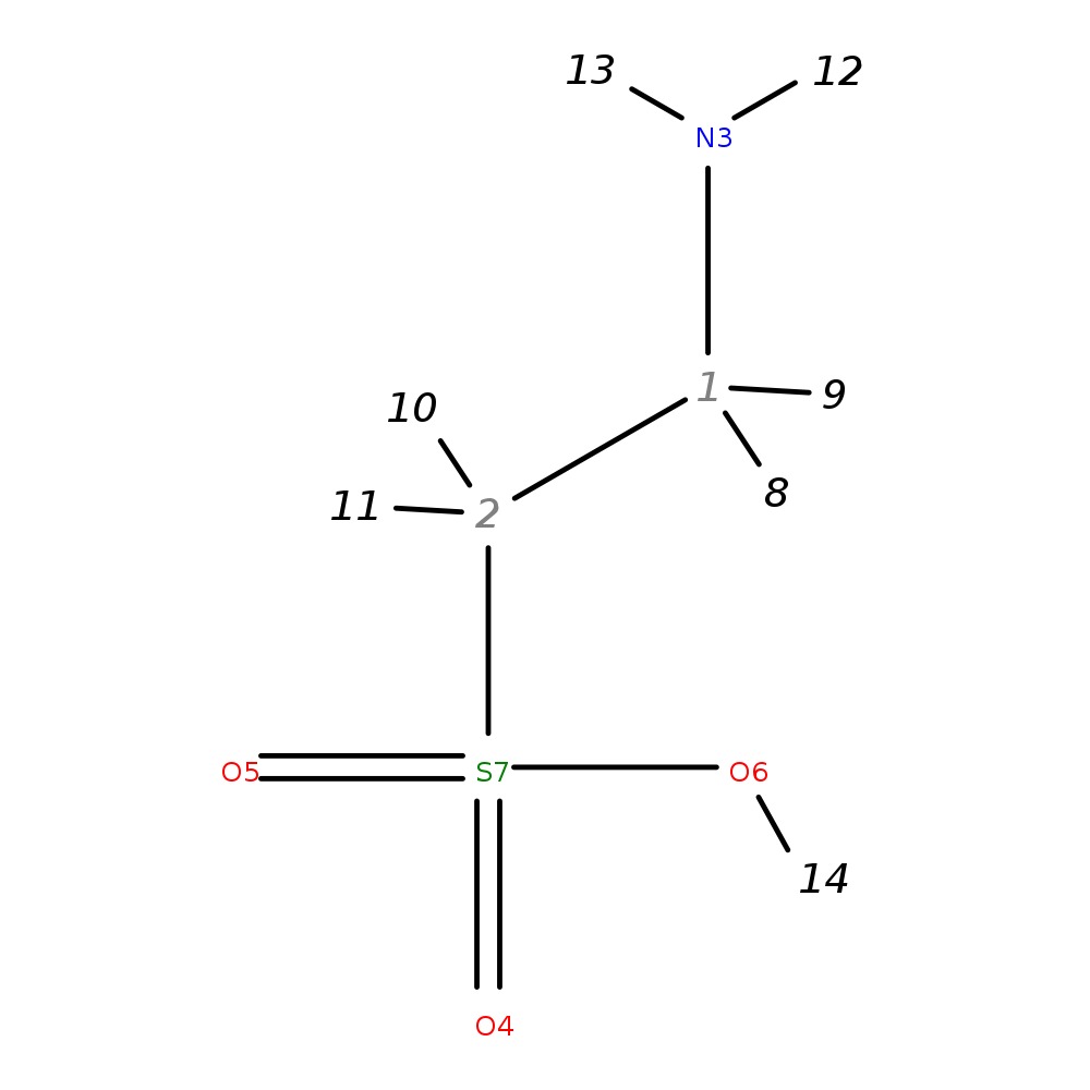 InChI=1S/C2H7NO3S/c3-1-2-7(4,5)6/h1-3H2,(H,4,5,6)