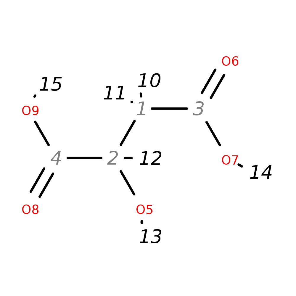 InChI=1S/C4H6O5/c5-2(4(8)9)1-3(6)7/h2,5H,1H2,(H,6,7)(H,8,9)/t2-/m1/s1