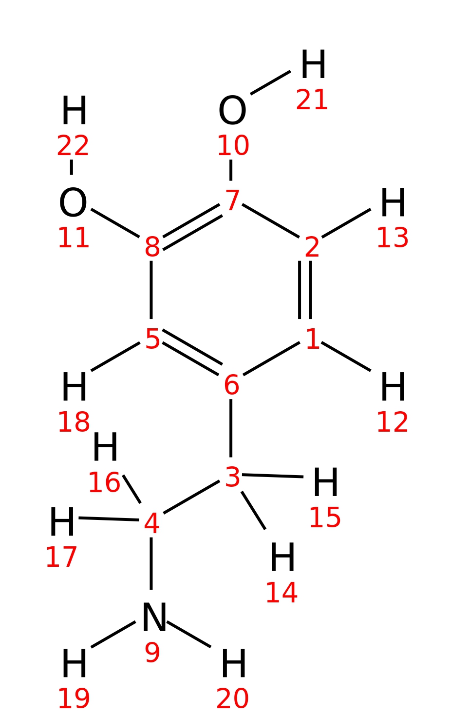 InChI=1S/C8H11NO2/c9-4-3-6-1-2-7(10)8(11)5-6/h1-2,5,10-11H,3-4,9H2