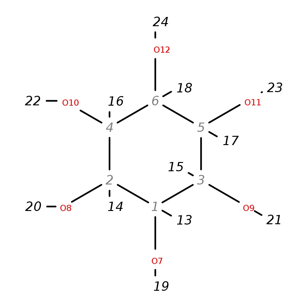 InChI=1S/C6H12O6/c7-1-2(8)4(10)6(12)5(11)3(1)9/h1-12H/t1-,2-,3-,4+,5-,6-