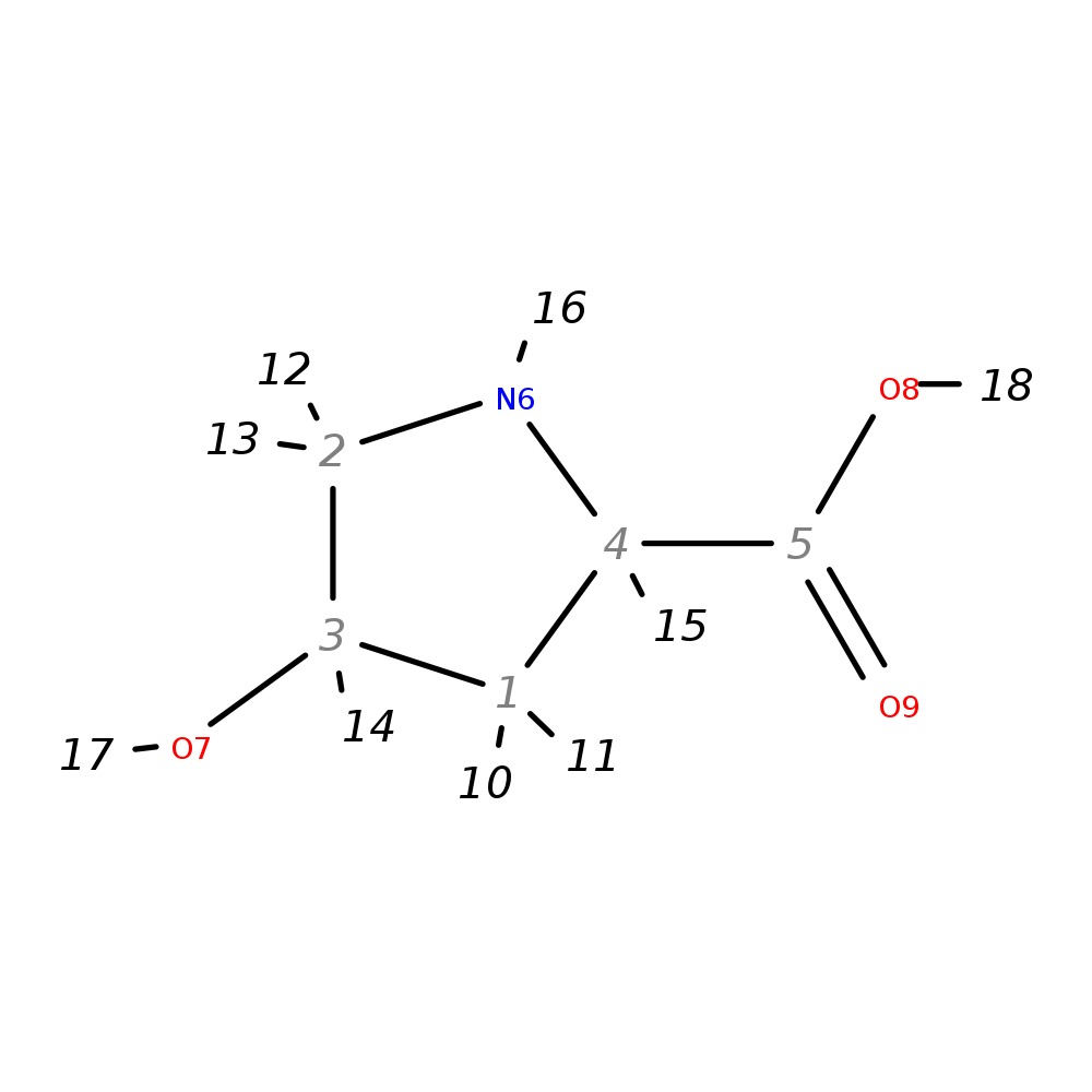 InChI=1S/C5H9NO3/c7-3-1-4(5(8)9)6-2-3/h3-4,6-7H,1-2H2,(H,8,9)/t3-,4+/m1/s1