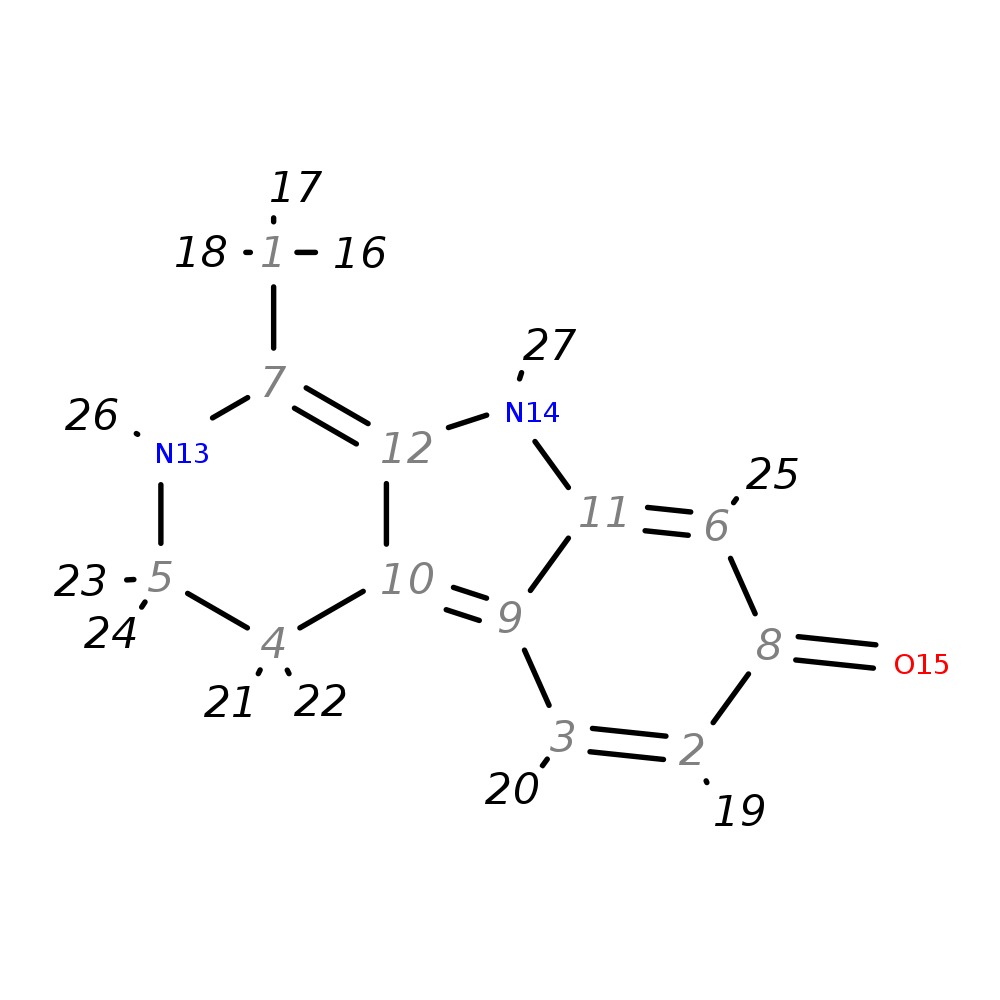 InChI=1S/C12H12N2O/c1-7-12-10(4-5-13-7)9-3-2-8(15)6-11(9)14-12/h2-3,6,13-14H,4-5H2,1H3