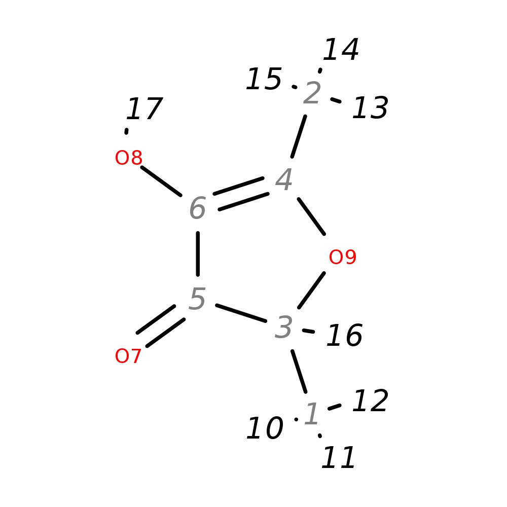 InChI=1S/C6H8O3/c1-3-5(7)6(8)4(2)9-3/h3,8H,1-2H3/t3-/m1/s1